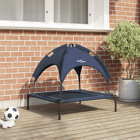 Hondenbed Marineblauw 71 x 64 x 71 cm Staal 1