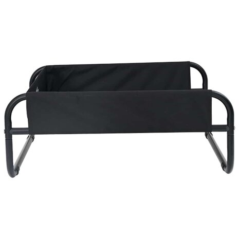 Hondenbed Zwart 75 x 75 x 30 cm Staal 5