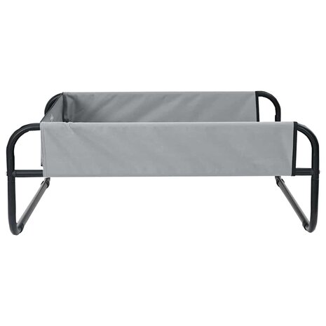 Hondenbed Lichtgrijs 57 x 57 x 24 cm Staal 5
