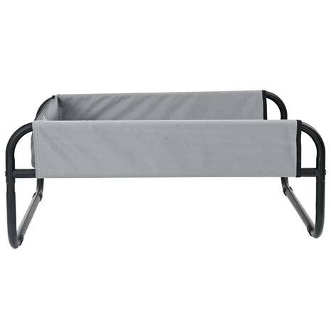 Hondenbed Lichtgrijs 70 x 70 x 28,5 cm Staal 5