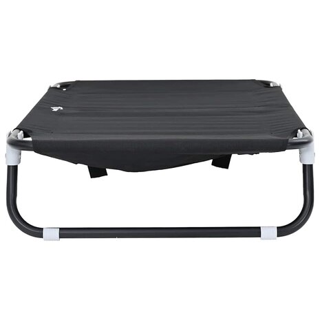 Hondenbed Zwart 90 x 55 x 18 cm Staal 5