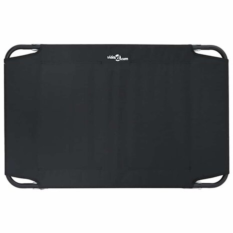 Hondenbed Zwart 90 x 55 x 18 cm Staal 6
