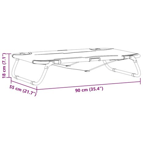 Hondenbed Zwart 90 x 55 x 18 cm Staal 9