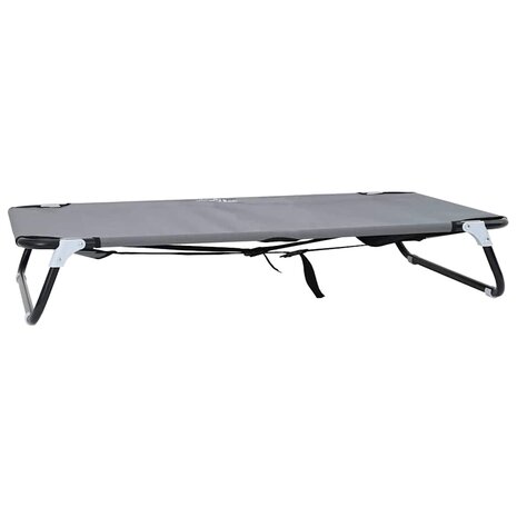 Hondenbed Lichtgrijs 90 x 55 x 18 cm Staal 2