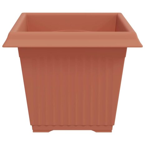 Vierkante Bloempot 6 pcs Baksteenrood 28,5 x 28,5 x 22 cm 6
