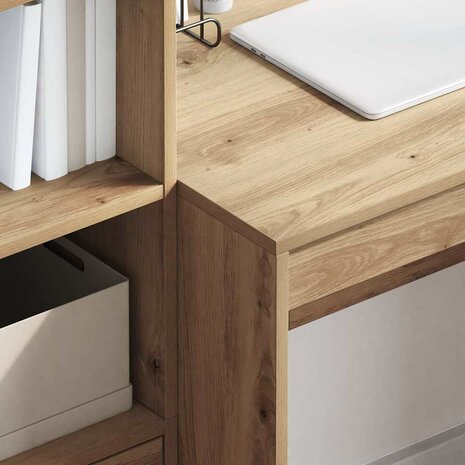 Bureau Artisan Eiken 90 x 50 x 76 cm 4