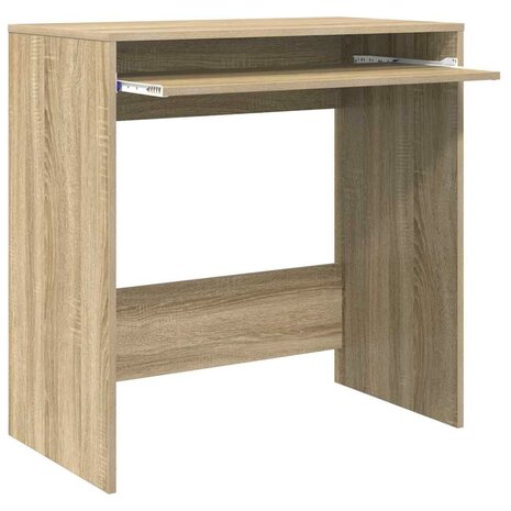 Bureau met lade Sonoma Eiken 77.5 x 43 x 79 cm Bewerkt hout 5