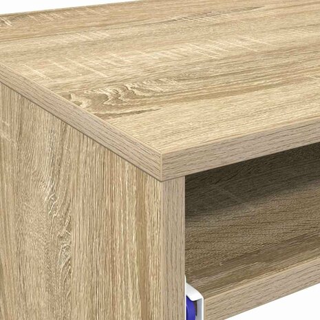Bureau met lade Sonoma Eiken 77.5 x 43 x 79 cm Bewerkt hout 9
