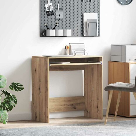 Bureau met lade Artisan Eiken 77.5 x 43 x 79 cm Bewerkt hout 1