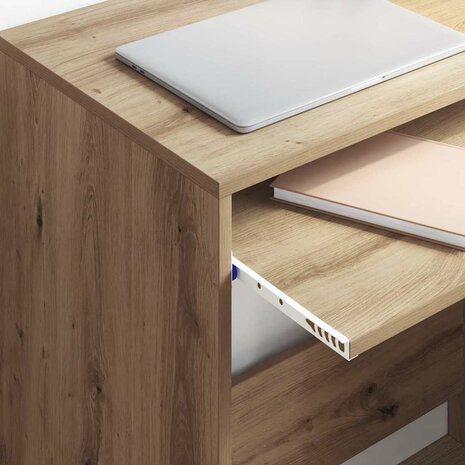 Bureau met lade Artisan Eiken 77.5 x 43 x 79 cm Bewerkt hout 4