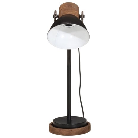 Bureaulamp 25 W E27 18x18x60 cm zwart 3