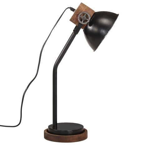 Bureaulamp 25 W E27 18x18x60 cm zwart 4