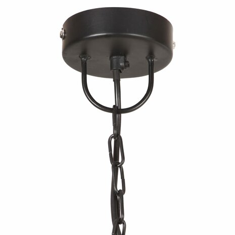 Hanglamp industrieel vintage rond 25 W E27 31 cm zwart 4