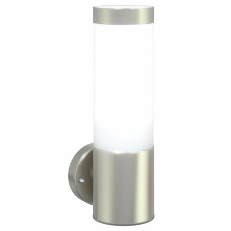 Buiten Wandlamp Zilver 12 x 8,5 x 27 cm 9