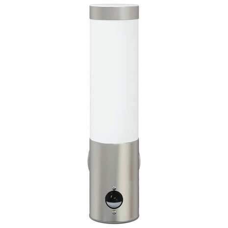 Buiten Wandlamp 2 pcs Zilver 12 x 8,5 x 29 cm 5