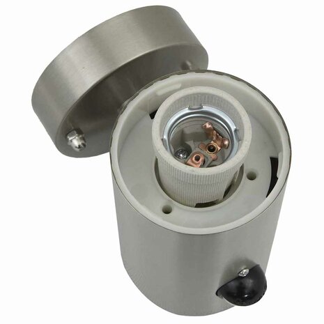 Buiten Wandlamp 2 pcs Zilver 12 x 8,5 x 29 cm 9