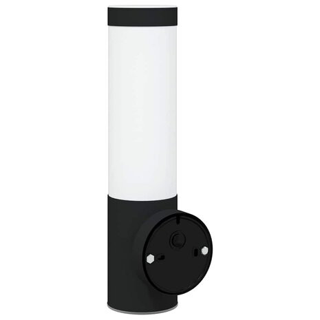 Buiten Wandlamp 2 pcs Zwart 12 x 8,5 x 29 cm 7