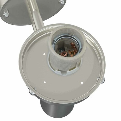 Buiten Wandlamp Zilver 28 x 25 x 38 cm 6