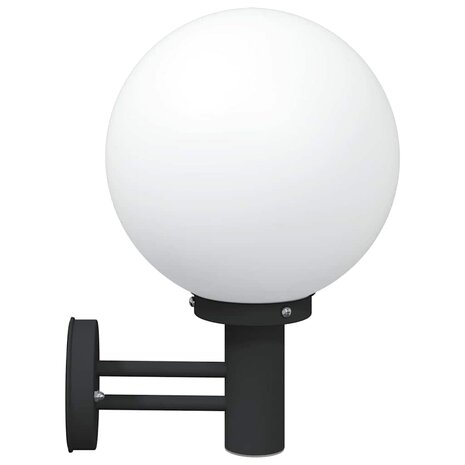 Buiten Wandlamp Zwart 28 x 25 x 38 cm 5