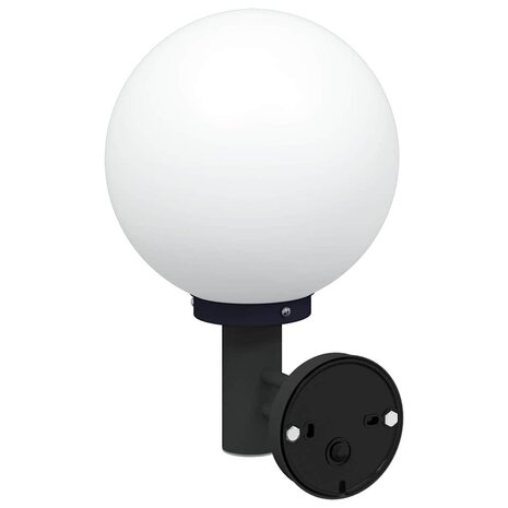 Buiten Wandlamp 2 pcs Zwart 28 x 25 x 38 cm 7