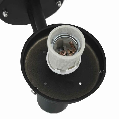 Buiten Wandlamp 2 pcs Zwart 28 x 25 x 38 cm 8