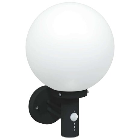 Buiten Wandlamp 2 pcs Zwart 28 x 25 x 38 cm 4