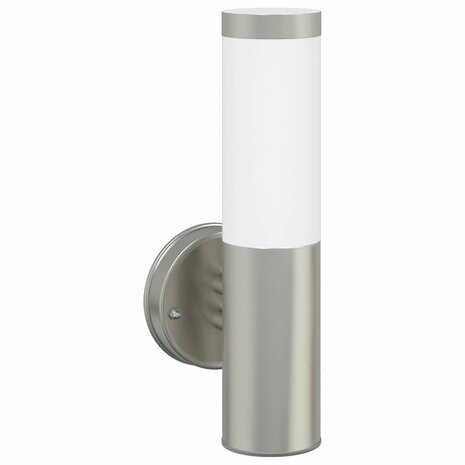 Buiten Wandlamp Zilver 15 x 7,5 x 33 cm 2