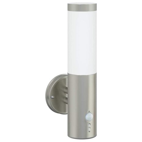 Buiten Wandlamp Zilver 15 x 7,5 x 33 cm 2
