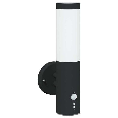 Buiten Wandlamp Zwart 15 x 7,5 x 33 cm 2
