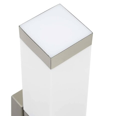 Buiten Wandlamp Zilver 10.5 x 6 x 33 cm 7