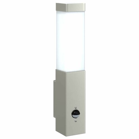 Buiten Wandlamp Zilver 10.5 x 6 x 33 cm 9