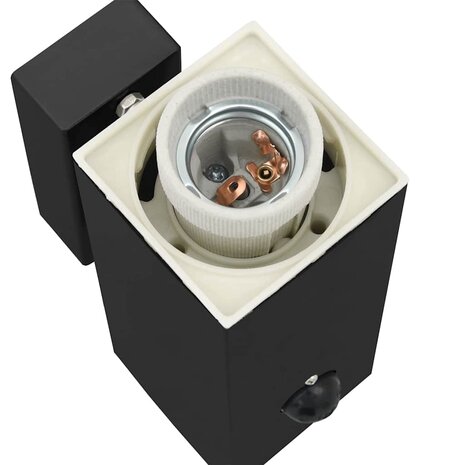 Buiten Wandlamp 2 pcs Zwart 10.5 x 6 x 33 cm 9
