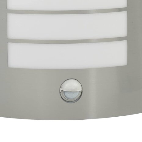 Buiten Wandlamp Zilver 23.5 x 9 x 26 cm 9
