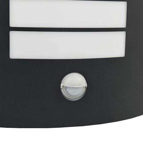 Buiten Wandlamp Zwart 23.5 x 9 x 26 cm 9