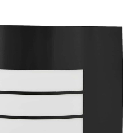 Buiten Wandlamp 2 pcs Zwart 23.5 x 9 x 26 cm 8