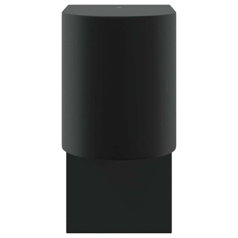 Buiten Wandlamp Zwart 12 x 7 x 15 cm Roestvrij staal 4