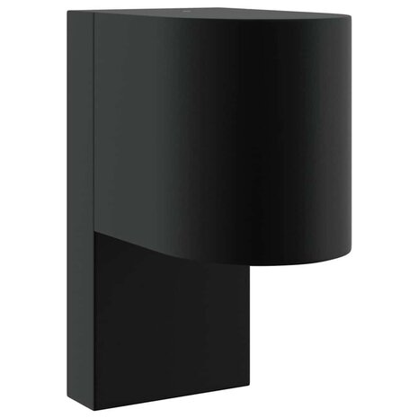 Buiten Wandlamp 2 pcs Zwart 12 x 7 x 15 cm Roestvrij staal 4