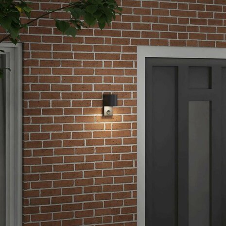 Buiten Wandlamp Zwart 12 x 7 x 15 cm Roestvrij staal 3