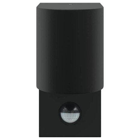 Buiten Wandlamp Zwart 12 x 7 x 15 cm Roestvrij staal 4