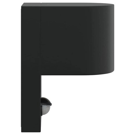 Buiten Wandlamp Zwart 12 x 7 x 15 cm Roestvrij staal 5