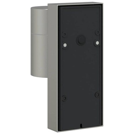 Buiten Wandlamp Zilver 6,5 x 10,5 x 16 cm RVS en Glas 6