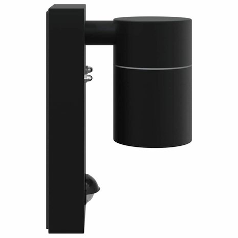 Buiten Wandlamp Zwart 6,5 x 10,5 x 16 cm RVS en Glas 5