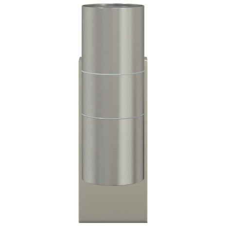 Buiten Wandlamp Zilver 7 x 10 x 22 cm RVS en Glas 4