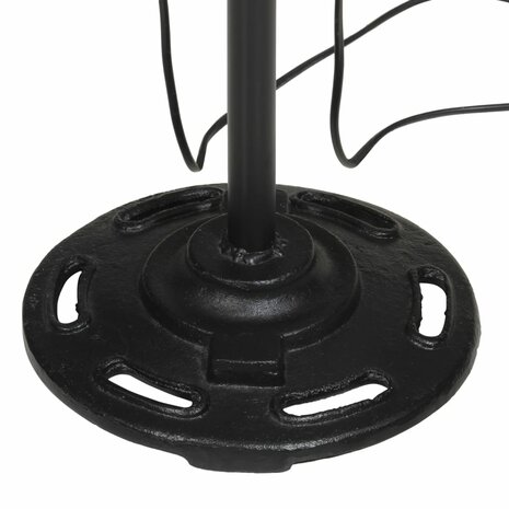 Vloerlamp 25 W E27 25x25x90/140 cm verweerd rood 7