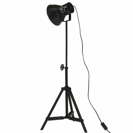 Vloerlamp 25 W E27 35x35x65/95 cm zwart 5