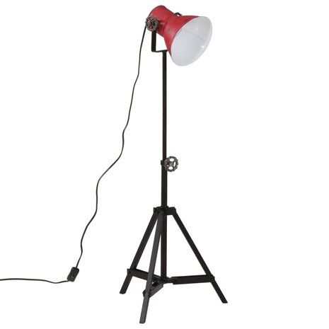 Vloerlamp 25 W E27 35x35x65/95 cm verweerd rood 2
