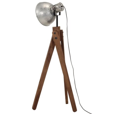 Vloerlamp 25 W E27 45x45x120 cm vintage zilverkleurig 5
