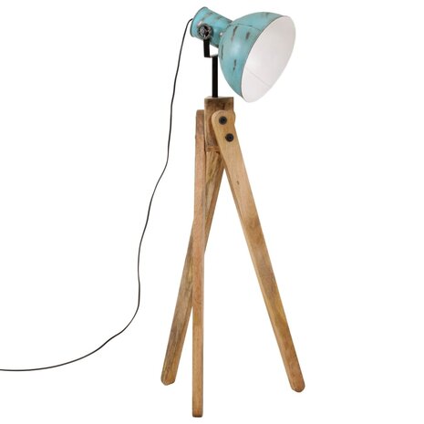 Vloerlamp 25 W E27 45x45x120 cm verweerd blauw 2