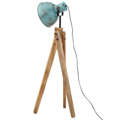 Vloerlamp 25 W E27 45x45x120 cm verweerd blauw 5