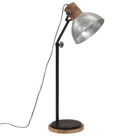 Vloerlamp 25 W E27 30x30x100-150 cm vintage zilverkleurig 6